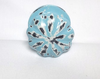 Blue Ocean Breeze Hardware Knob Distressed Metal Furniture Accessory Home Decor Drawer Pull Drawer Knob Cabinet Knob Cabinet Pull