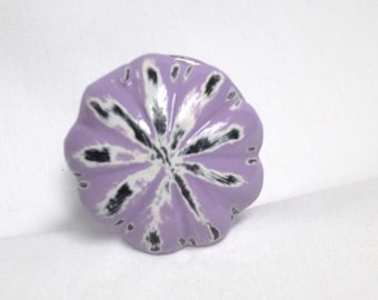 Gum Drop Purple Hardware Knob Shabby Chic Distressed Metal Home Decor Drawer Pull Drawer Knob Cabinet Knob Cabinet Pull