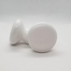 Large White Round Ceramic Knob Home Decor Drawer Pull Drawer Knob Cabinet Knob Cabinet Pull