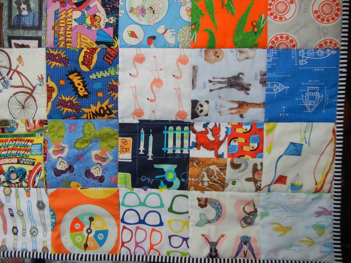 I Spy Fabric Squares Charm Pack 5 Unique Precut Quilt Etsy