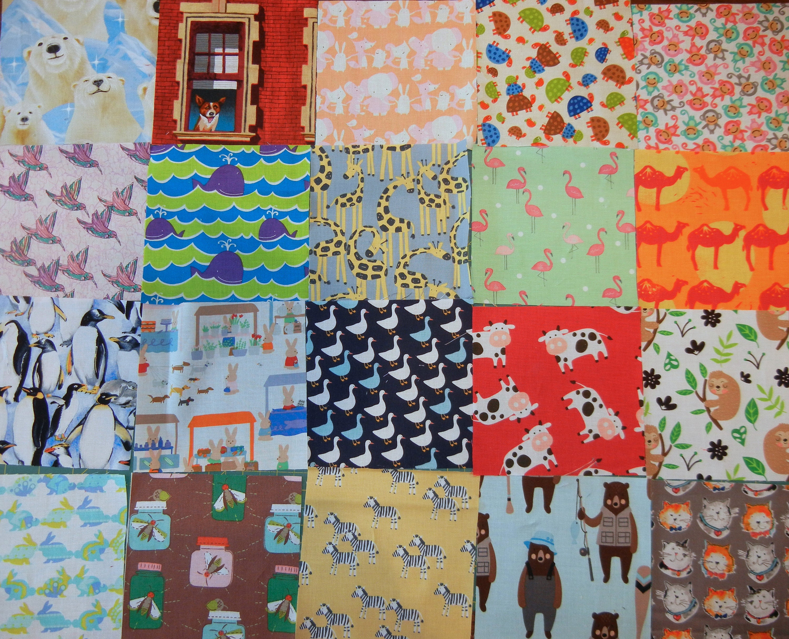 iSpy Fabric - Animals - True Blue Quilts