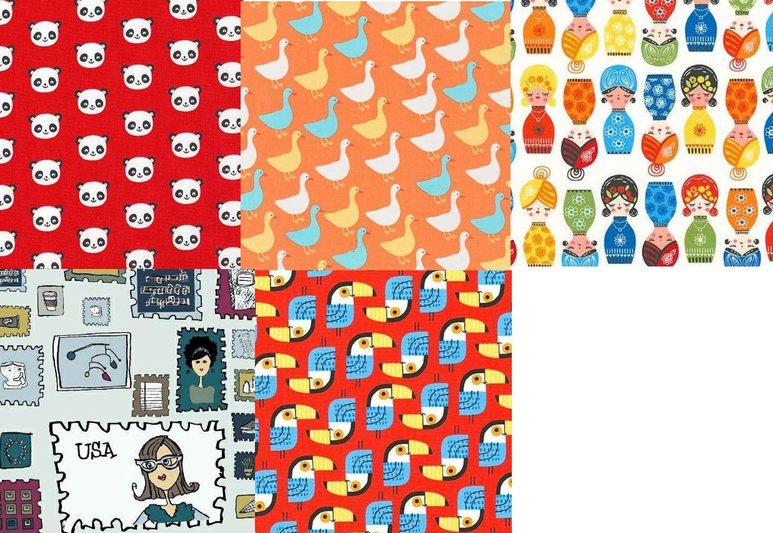 I Spy Fabric Squares Charm Pack 5 Unique Precut Quilt Etsy