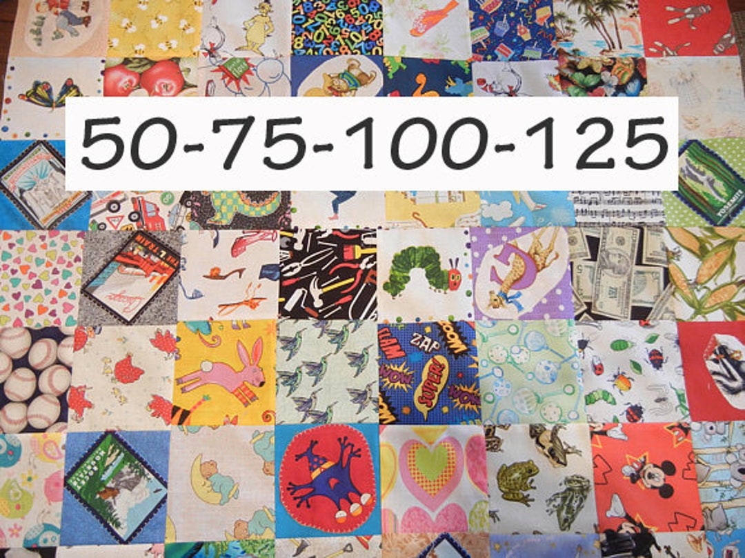 I Spy Fabric Squares Charm Pack, Quilt Shop Quality 5 Precut Quilt