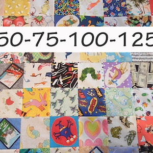 I Spy Fabric Squares Charm Pack, Quilt Shop Quality  5” Pre-cut Quilt Novelty Fabric, Matching OR No Dups, Free SHIP