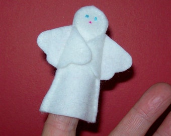 scary finger puppets, hand made felt bats, pumpkins, ghosts, angels for fingers and pencils