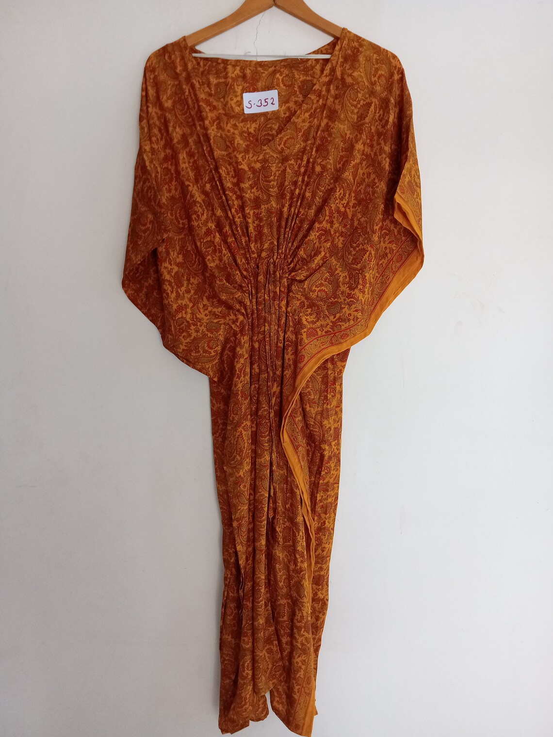 silk kaftan tunic