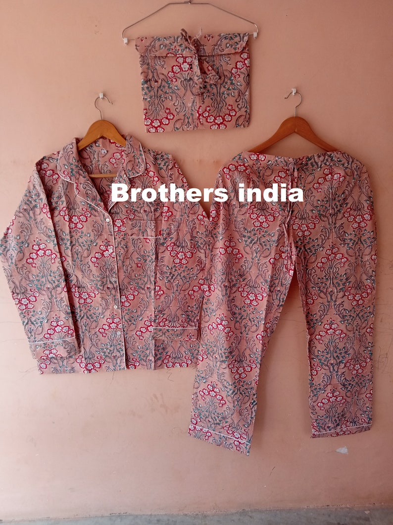 cotton night wear dress soft cotton dress for womne/'s a beautiful print pants and shirts sets