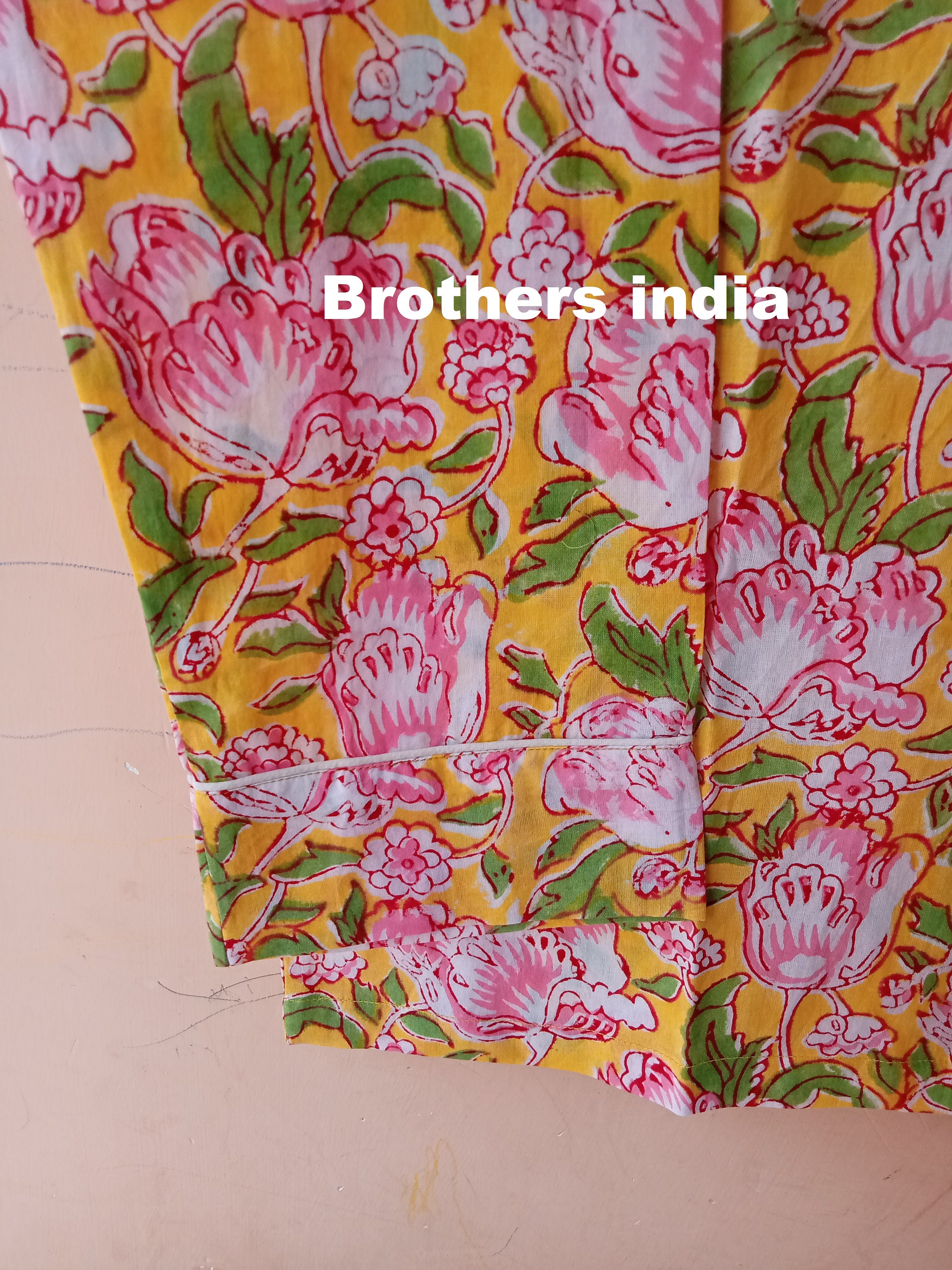 PURE COTTON PJ Set Pajama set Indian Cotton Night wear Soft Etsy