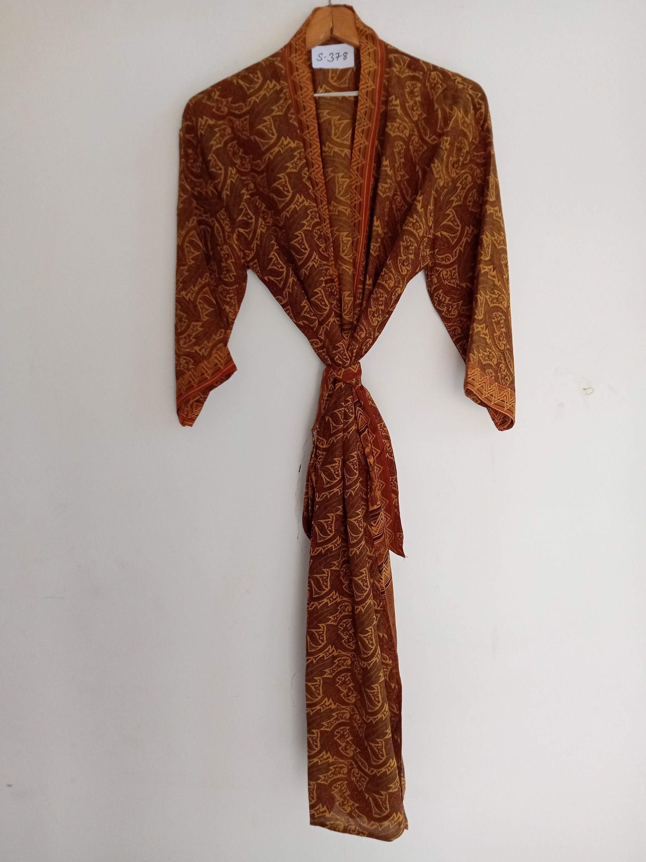 silk sari kimono