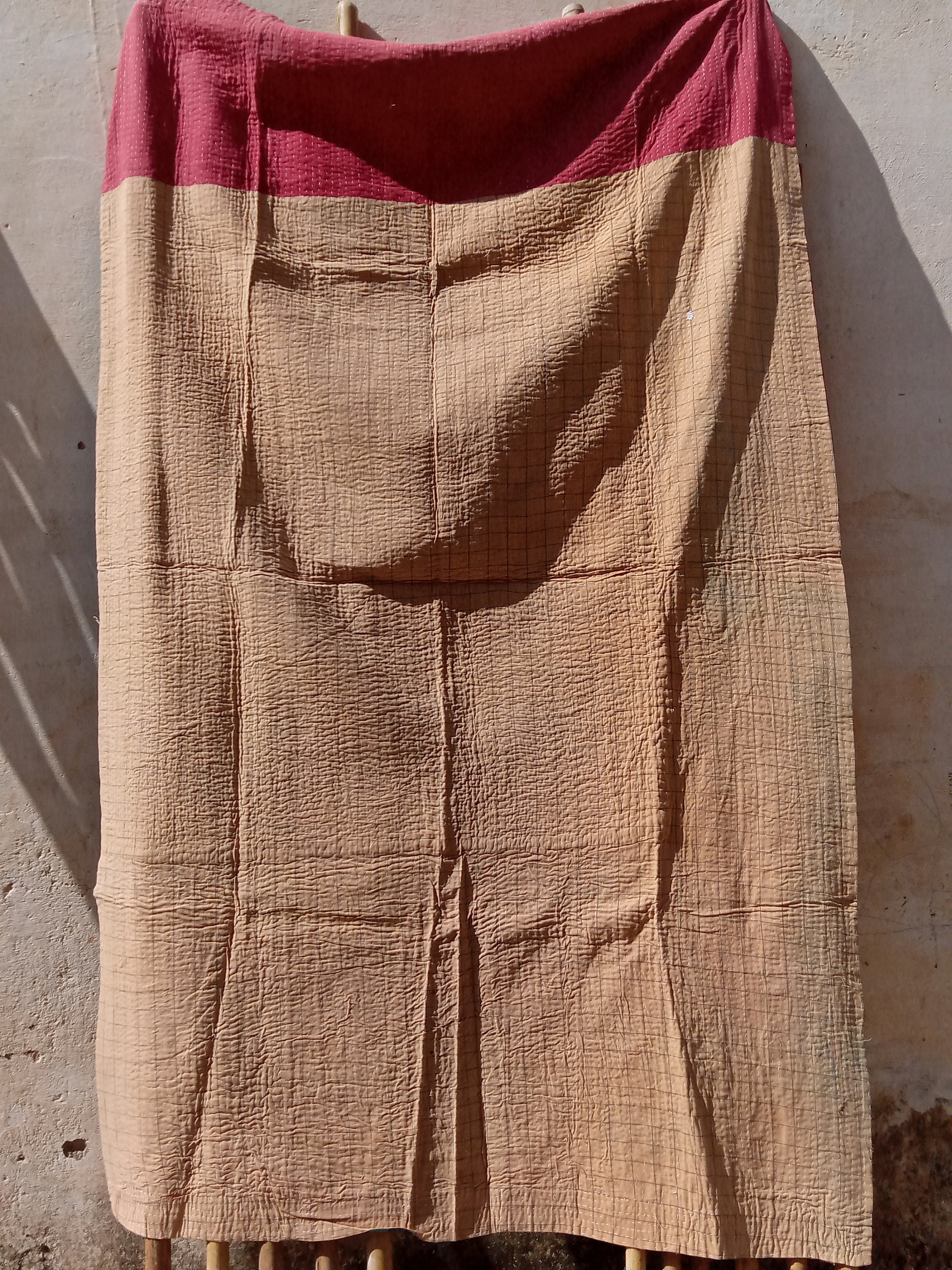 Vintage Kantha Quilts Manta Y Tirar Bordado Kantha Edredones Etsy