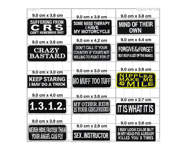 Custom Text Patch Fully Customizable Iron On Embroidered Etsy