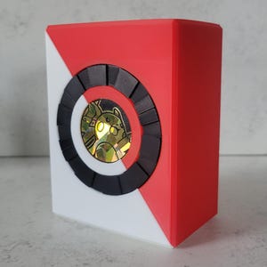 Caixa de baralho de 60 cartas para Pokémon e TCG | Design Twist-Lock | Recurso de suporte de moeda dupla