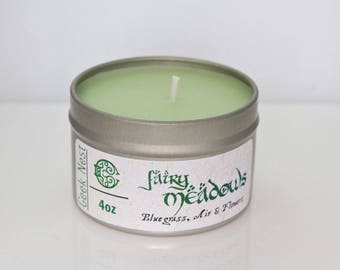 Fairy Meadows Candle | Fantasy Candle | Book Candle | Fairies | Geek Candle | Geek Gift | Book Lovers | Faeries | Myth | Fandom Candle