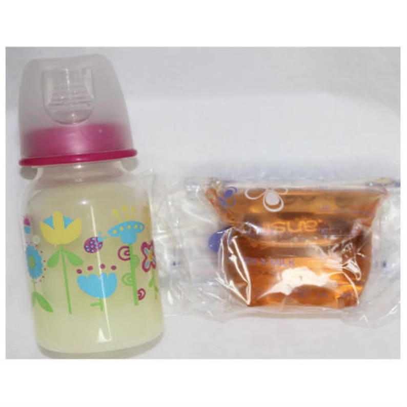Reborn Baby Doll 4oz bags Faux Fake Formula /& Apple Juice for Bottle MOST REAL!!