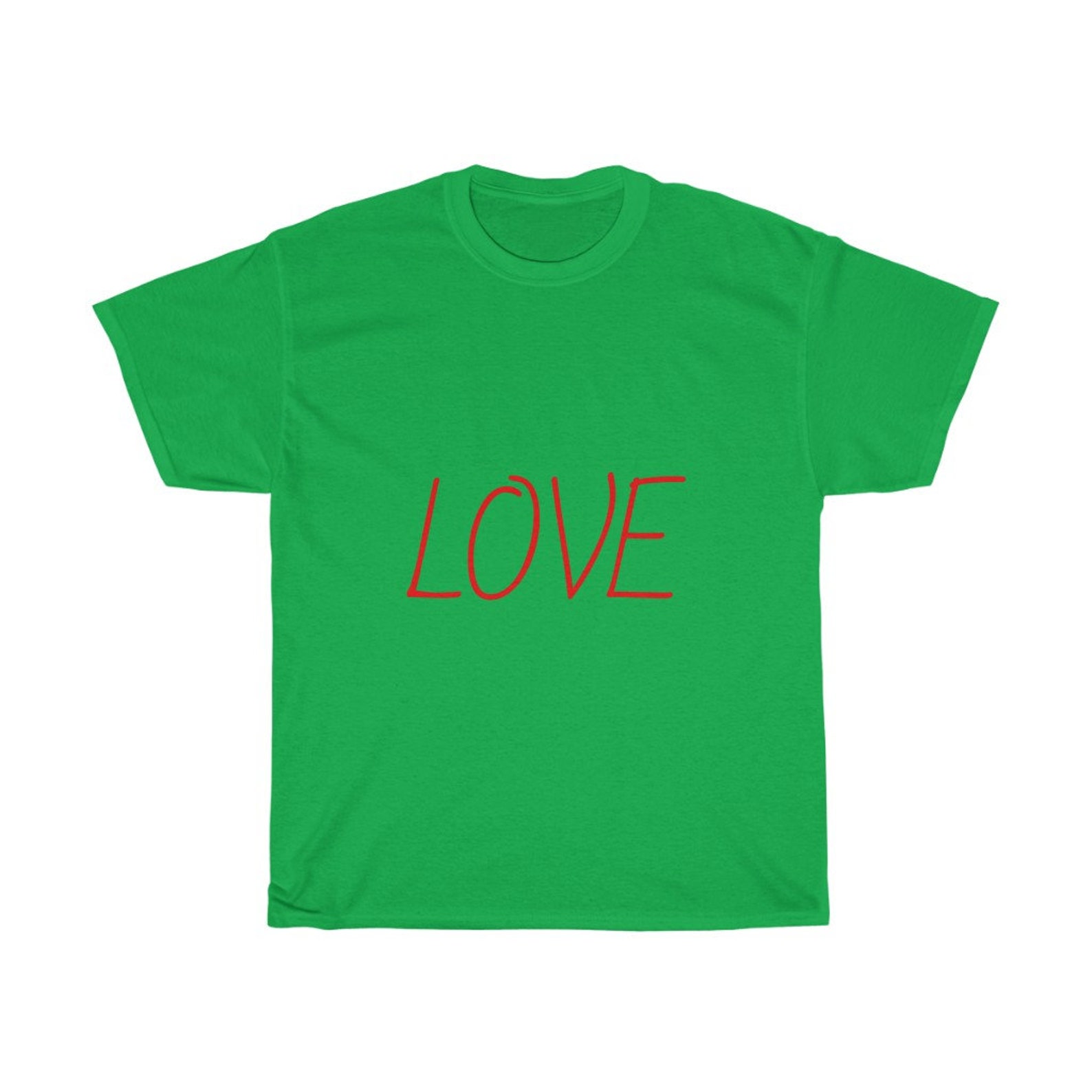 LOVE T-Shirt Women's Men's Top Unisex Heavy Cotton Tee | Etsy