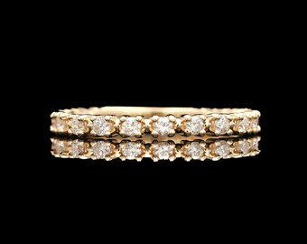 14k Yellow Gold 0.36 CTW Diamond Eternity Band