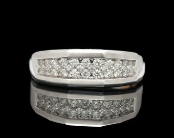 Pnina Tornai 14k White Gold Diamond Band