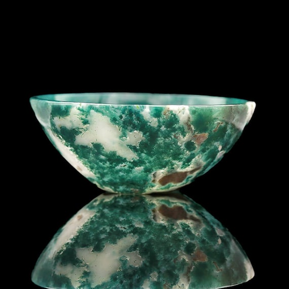 Moss Agate Trinket Dish - image 2