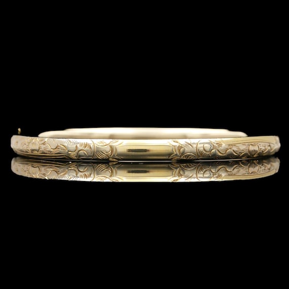 Antique Bates & Bacon Gold Filled Baby Bangle