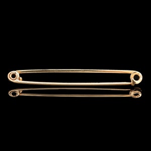 Vintage 14k Yellow Gold Safety Pin