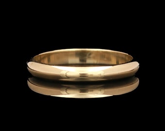 Vintage 8k Yellow Gold Band