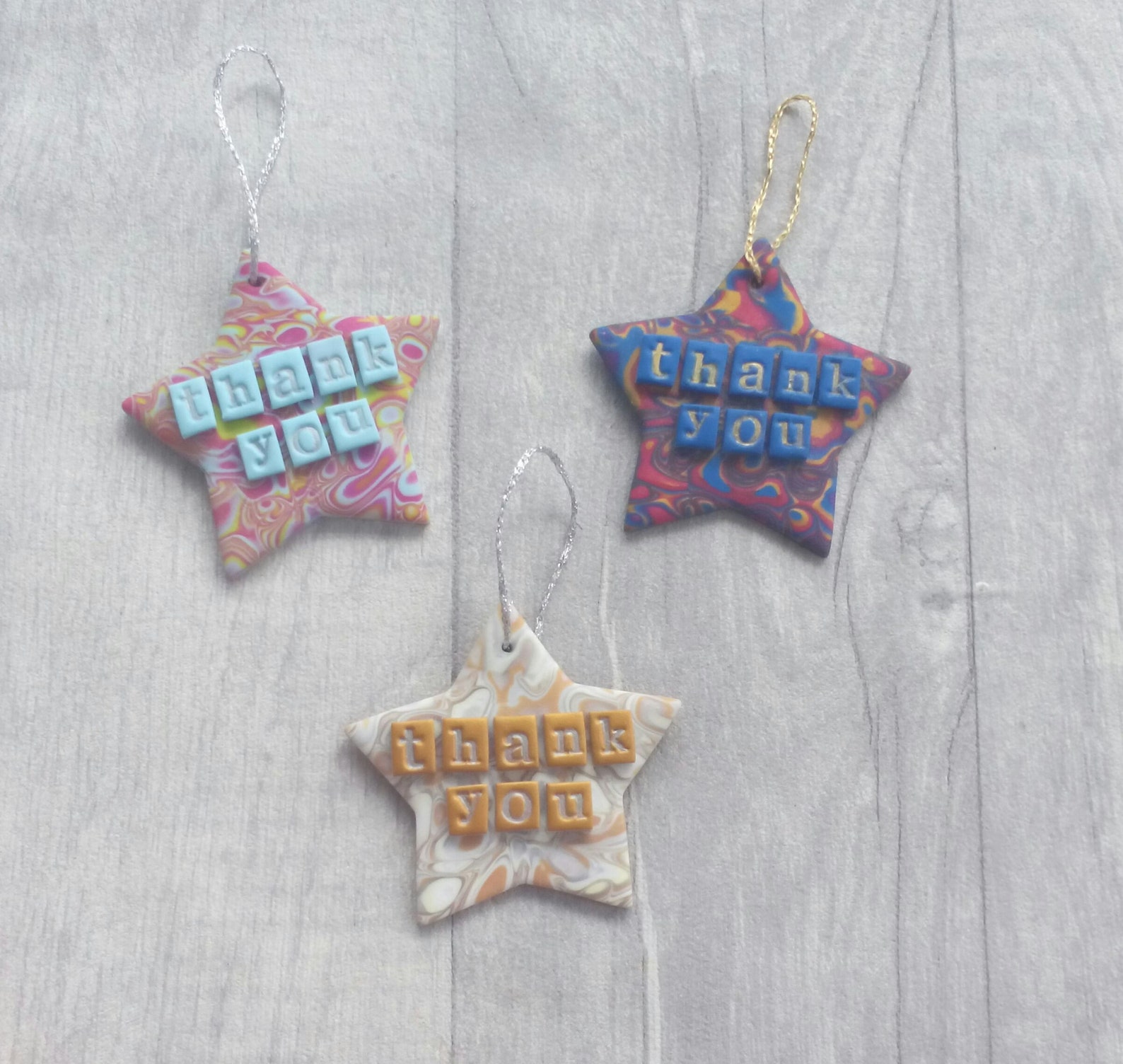 Thank You Star Decorations You're a Star Thank You Gift Etsy