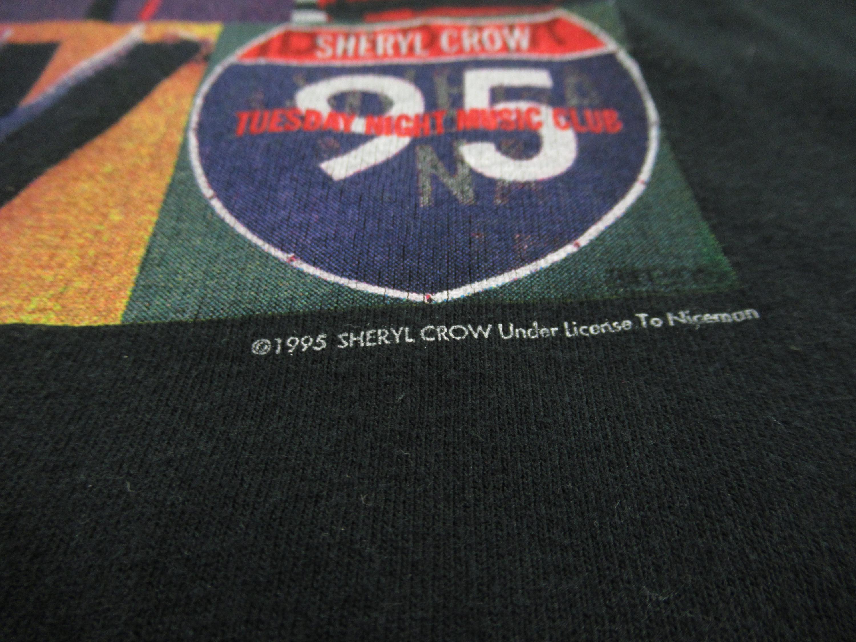 Vintage 1995 Sheryl Crow Tuesday Night Music Club T-shirt Size XL