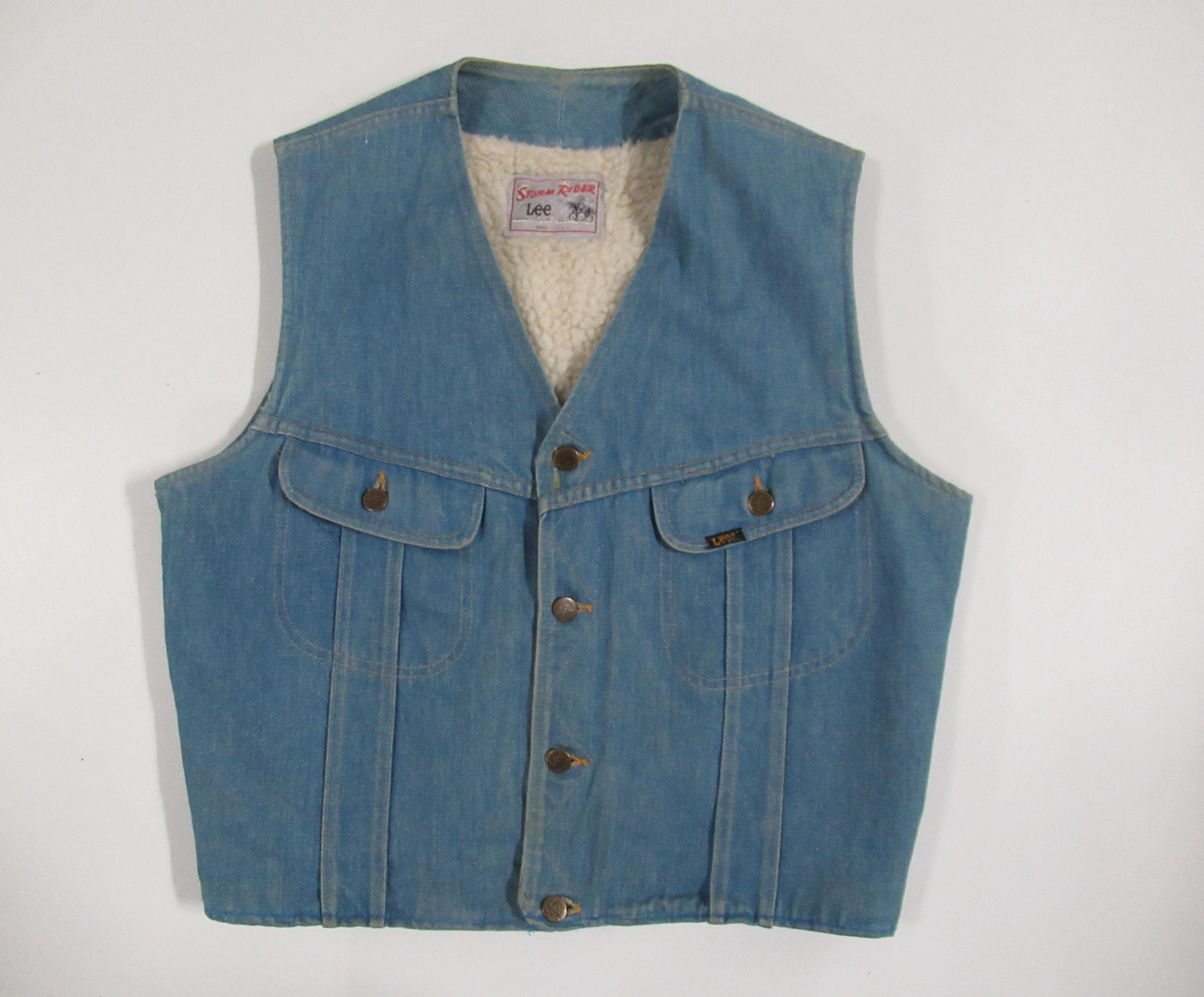 ジャケット・アウター 70s Lee STORM RIDER quilting vest vintage 70s Lee Storm Rider denim vest – 86 Vintage