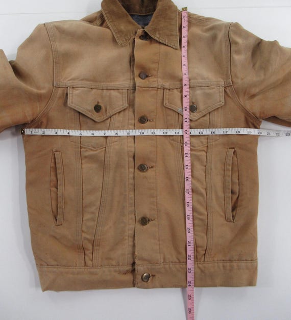 VTG 70s Men's Carhartt Blanket Lined Trucker Jack… - image 3