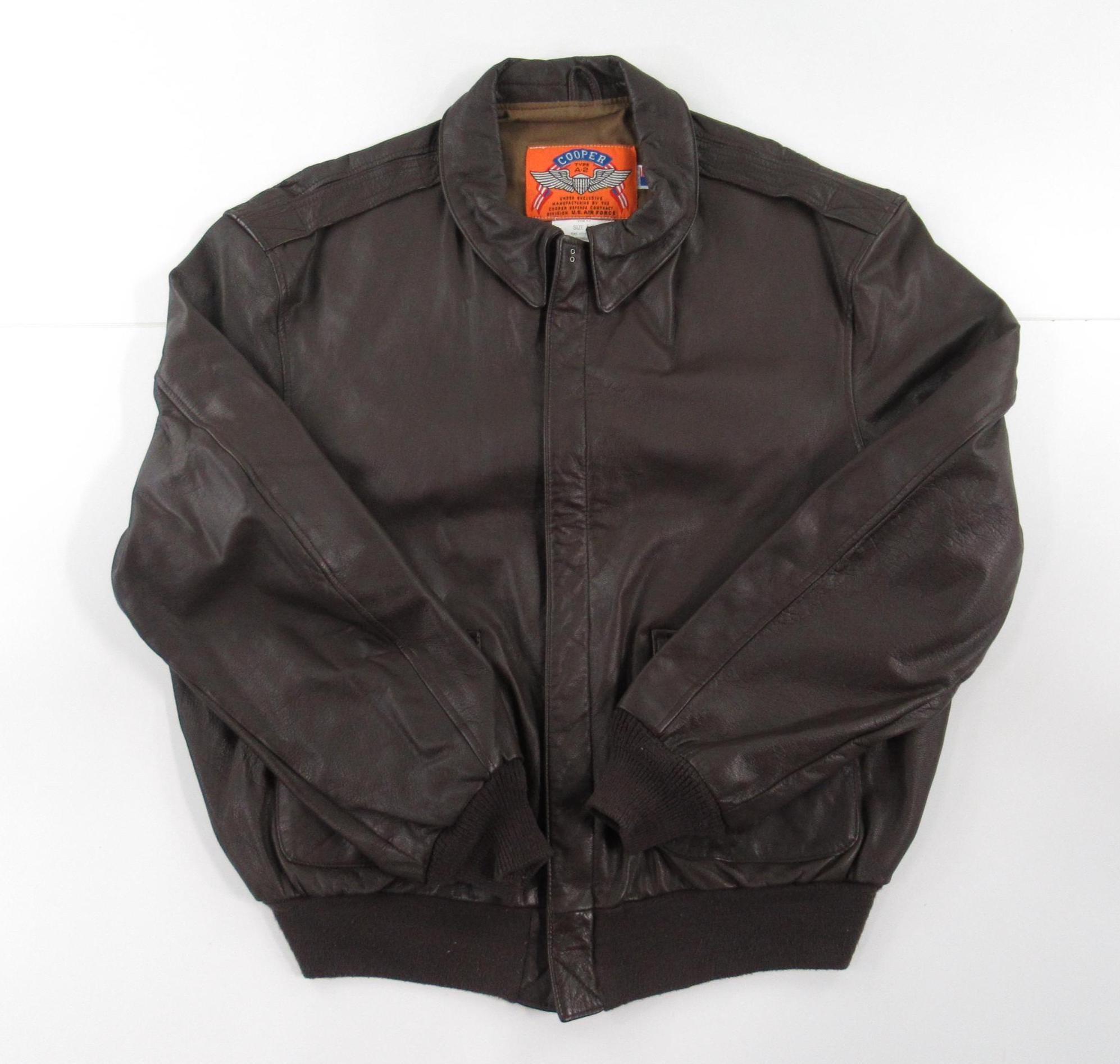 80s〜　COOPER type A-2 flight jacket サイズXL XL / Size 46 80s / 90s Cooper A2 Style Leather Flight Jacket
