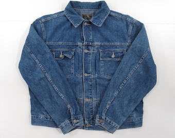 Polo RALPH LAUREN Type 2 Denim Jacket Large Vintage 1990s Ralph