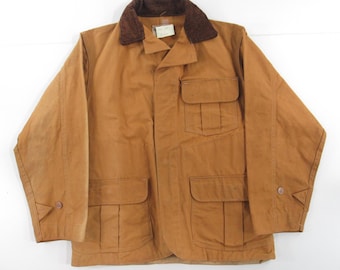 Chaqueta de caza Hinson Bodyguard de lona, años 50, talla 40, n.° VT443