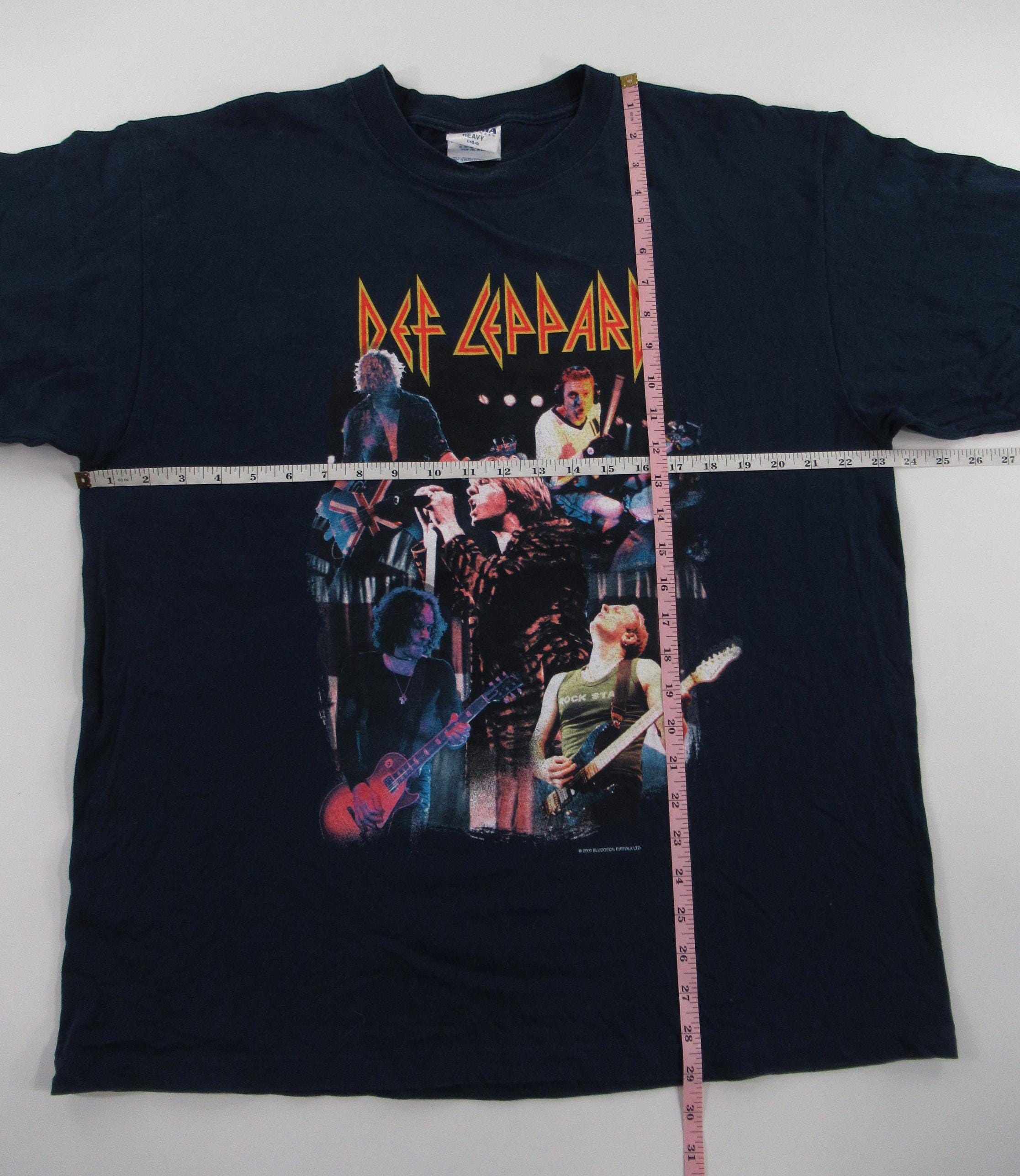 メンズ 00s Def Leppard バンド Euphoria ツアー Tシャツ