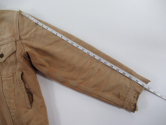 VTG 70s Men's Carhartt Blanket Lined Trucker Jack… - image 4
