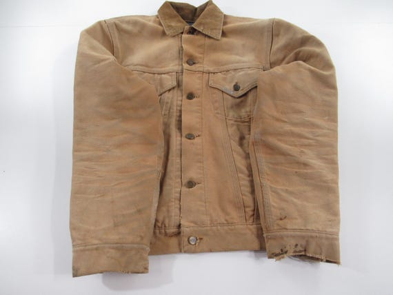 VTG 70s Men's Carhartt Blanket Lined Trucker Jack… - image 7