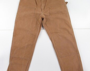 Vintage 1990s Carhartt Carpenter Pants Size 33 X 29 / 90s Work