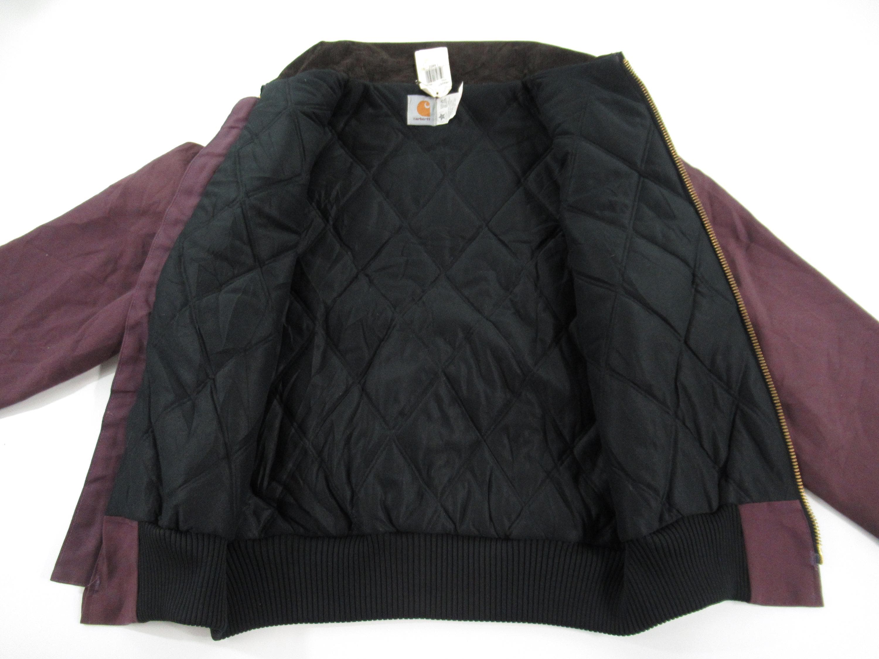 Vintage Dead Stock JQ2057 New Carhartt Wine Santa Fe Jacket Vintage Dead Stock JQ2057 New Carhartt Wine Santa Fe Jacket