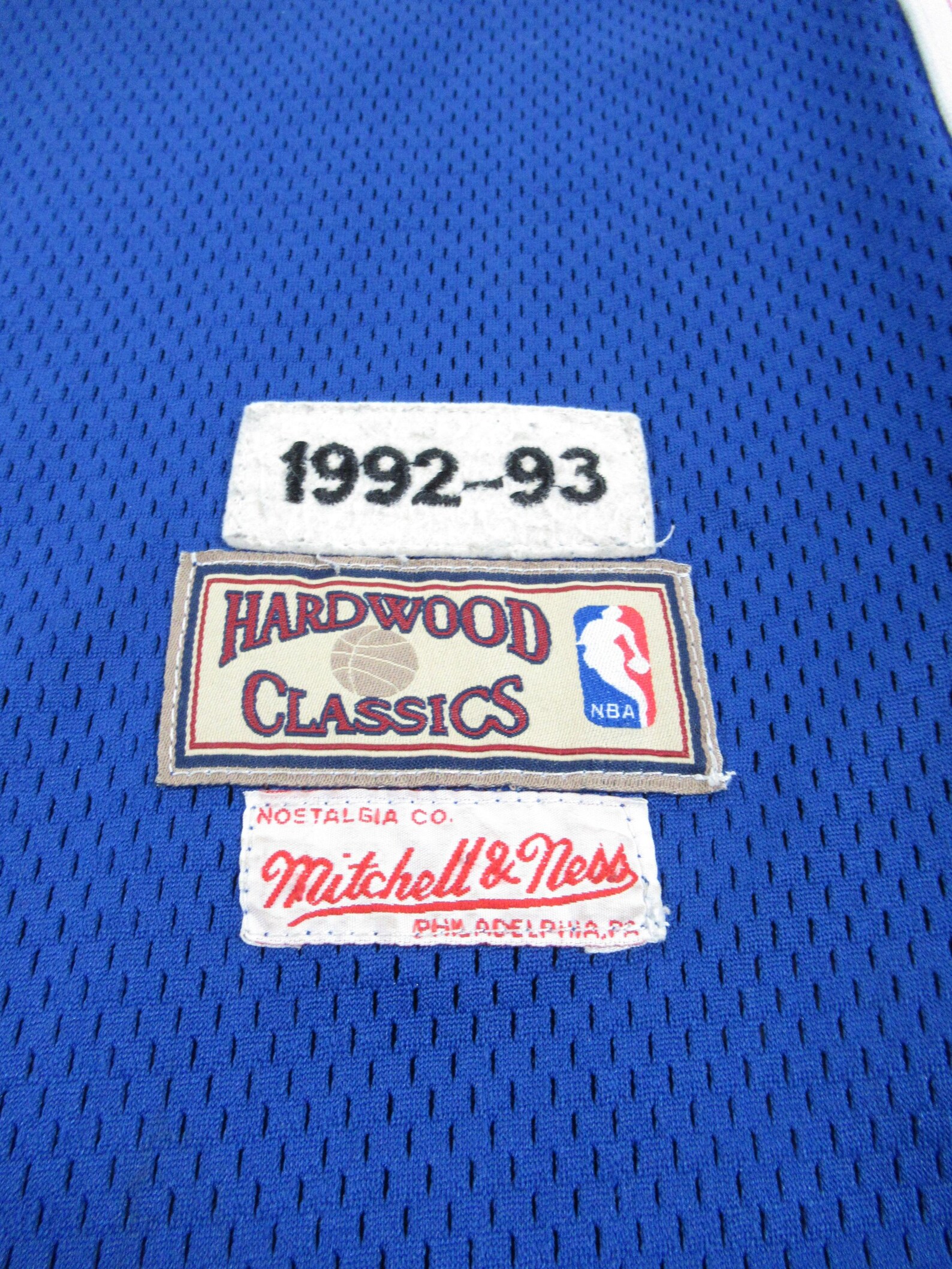 Maillot Vintage Mitchell & Ness Drazen Petrovic Nets 1992-93 - Authentique NBA, Bleu