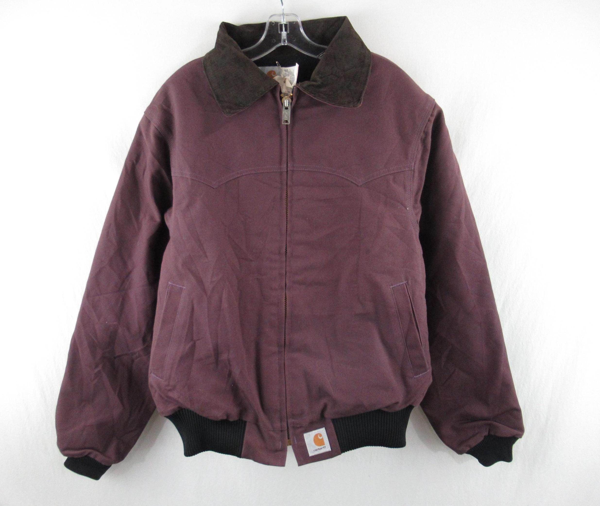 Vintage Dead Stock JQ2057 New Carhartt Wine Santa Fe Jacket Vintage Dead Stock JQ2057 New Carhartt Wine Santa Fe Jacket