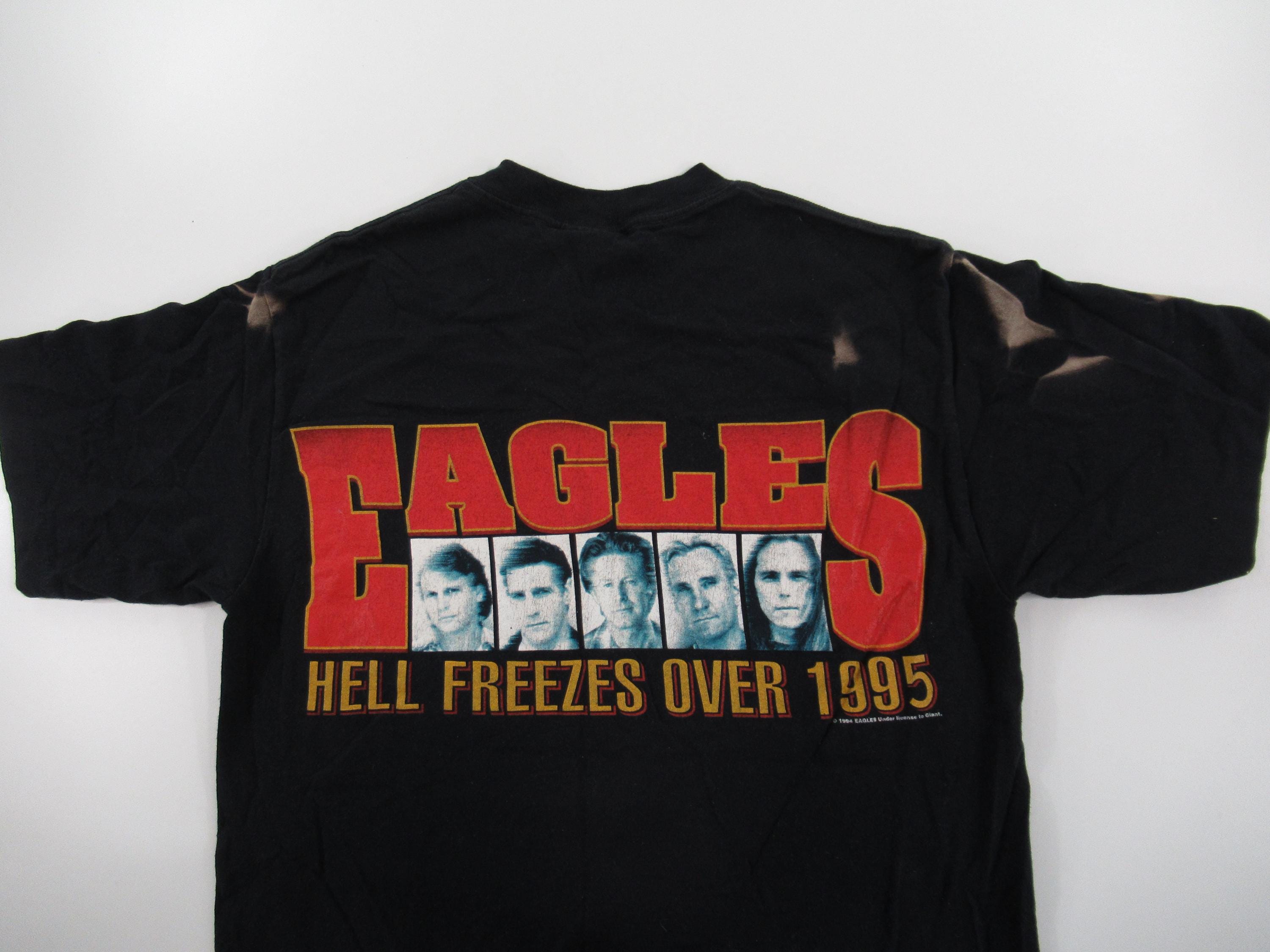 Vintage 1994/95 Eagles Hell Freezes Over World Tour Shirt Size M 