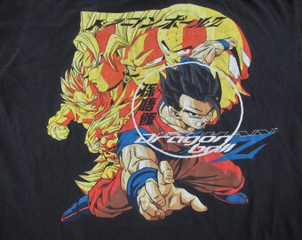 T-shirt Vintage Dragon Ball Z - Gohan Vs Cell - Année 2000 - Taille S Jeunesse