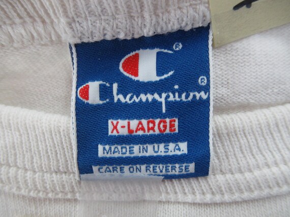 80s Champion tシャツ made in USA 80s CHAMPION Logo T Shirt Medium Made in Usa Vintage