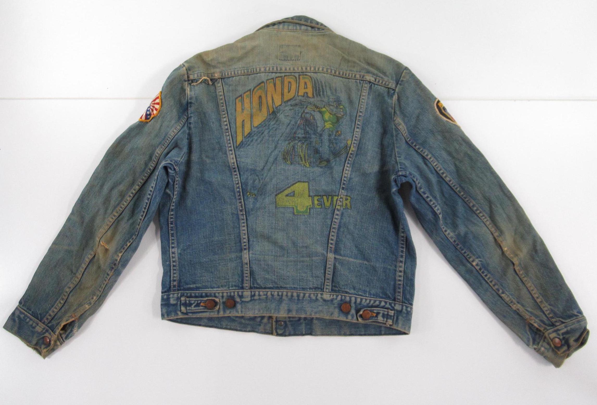 Vintage 60s Wrangler Distressed Denim Jacket Size #VT363 - Etsy