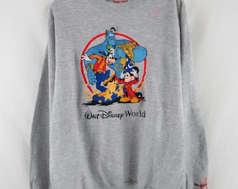 Sudadera vintage de cuello redondo del 25.º aniversario de Walt Disney World, años 90, n.° VT358