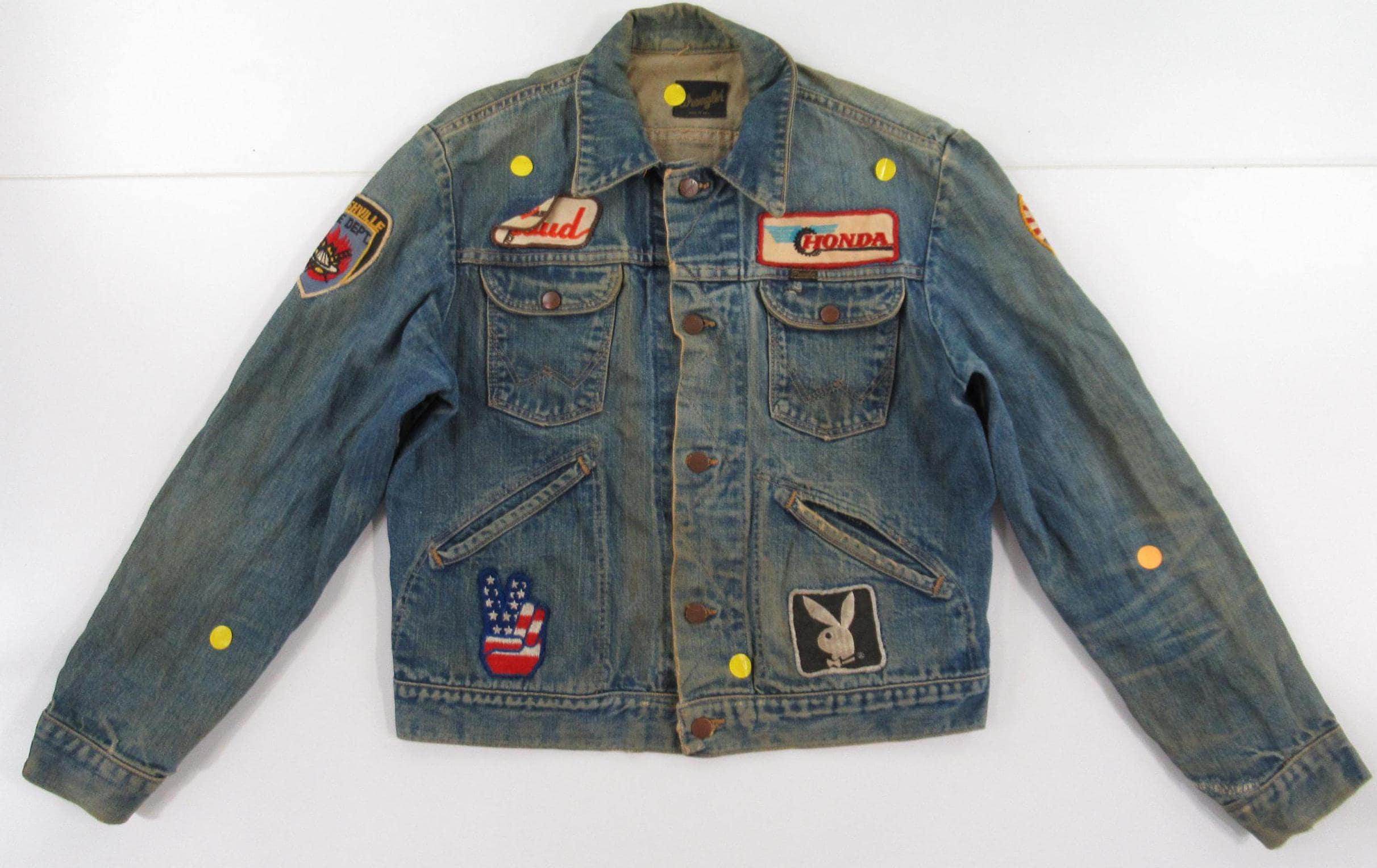 Vintage 60s Wrangler Distressed Denim Jacket Size #VT363 - Etsy