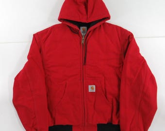 Vintage Carhartt Jacket, Vintage Carhartt J130 CRI Crimson