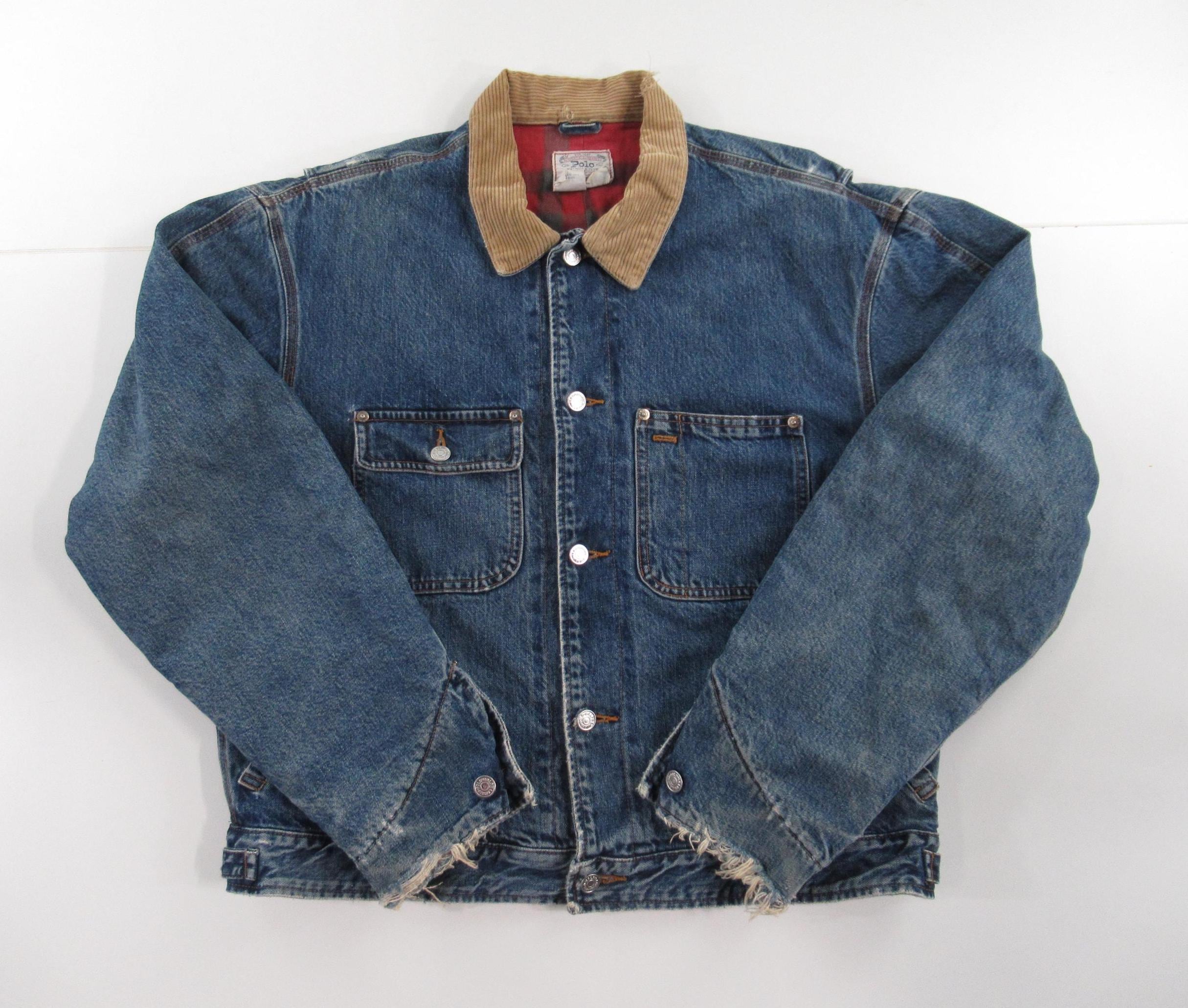 90s Polo Jean Jacket - Etsy