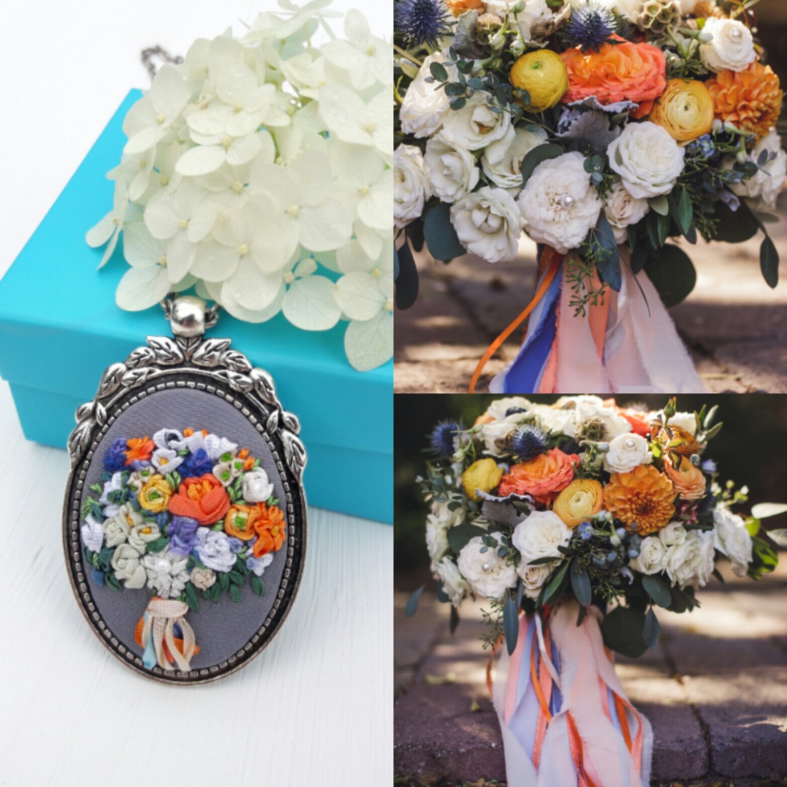 Silk anniversary gift for her Wedding bouquet preservation Etsy