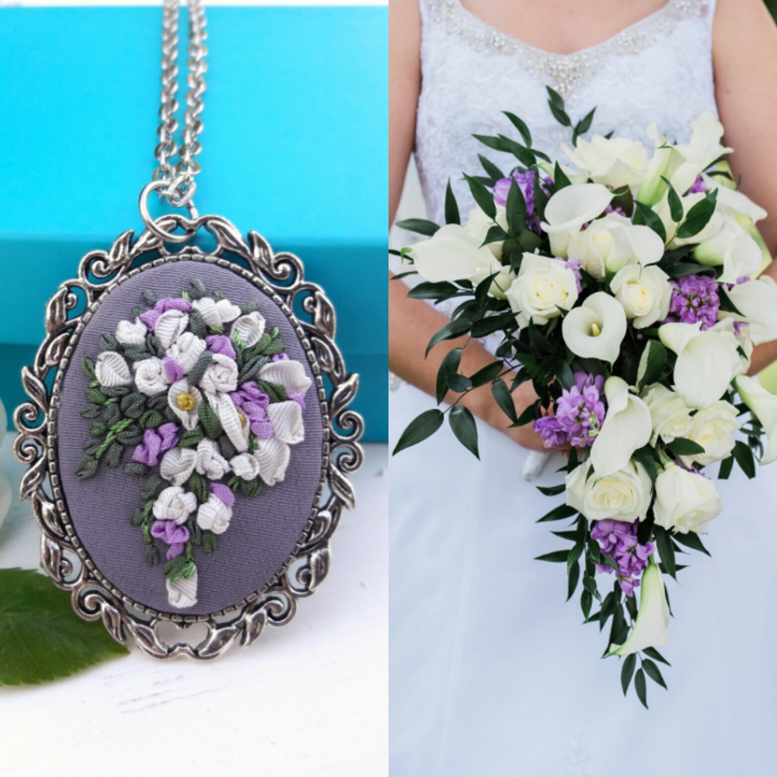 Silk anniversary gift for her Wedding bouquet preservation Etsy