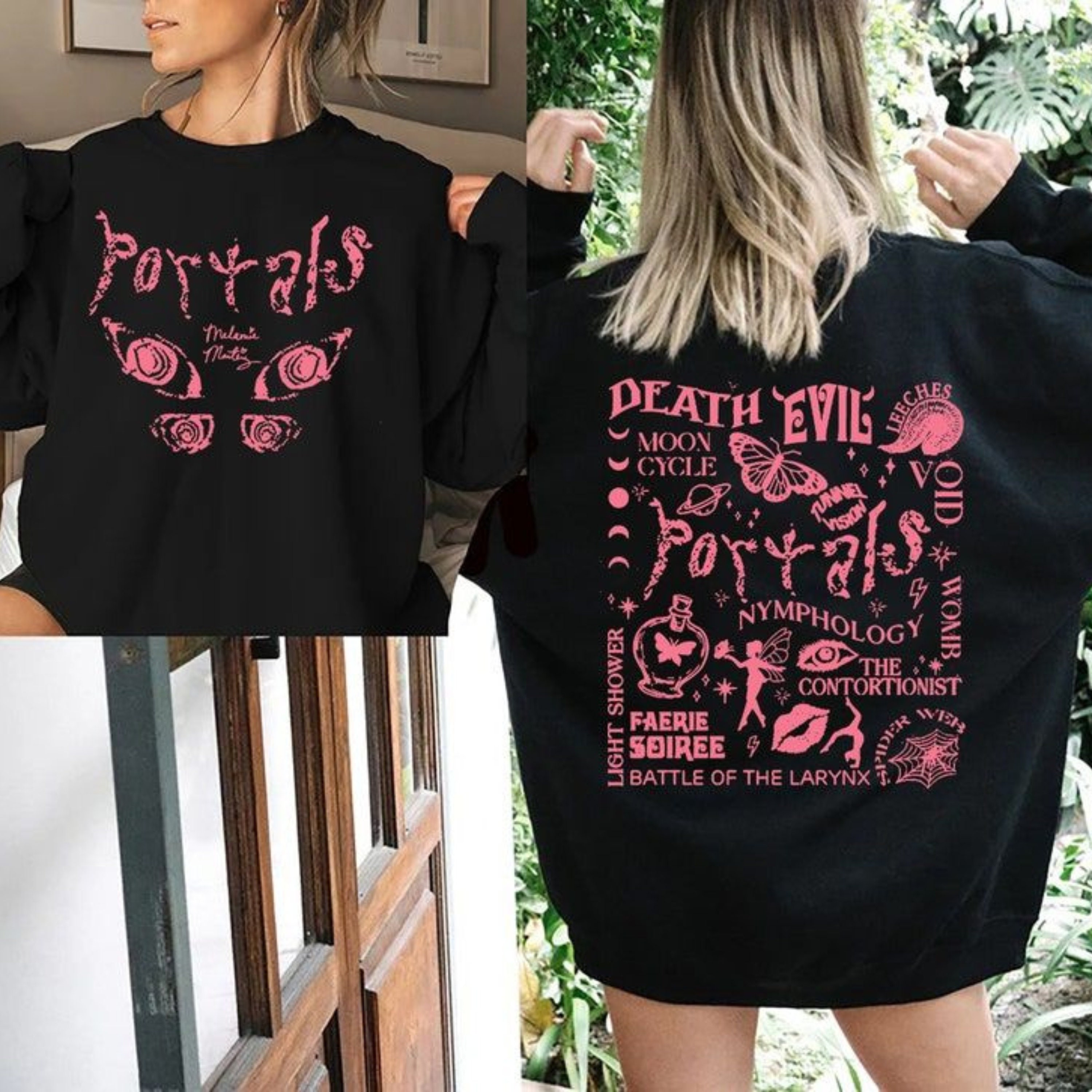 Vintage Melanie Portals Moon Shirt 2023 Album Melanie Portals Shirts vintage-melanie-portals-moon-shirt-2023-album-melanie-portals-shirts